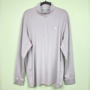 Coolibar Men's XL UPF 50+ Agility Perfromance Pullover Lilac Purple Long Sleeve